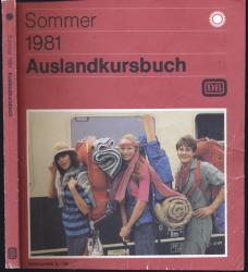 Auslandskursbuch Sommer 1981, gültig vom 31. Mai bis 26. September 1981