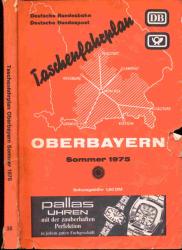 Taschenfahrplan Oberbayern Sommer 1975 (1. Juni bis 27. September 1975)