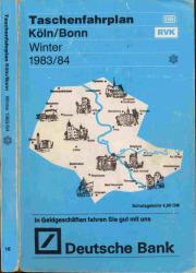 Taschenfahrplan Köln/Bonn Winter 1983/84 (25. September 1983 bis 2. Juni 1984)