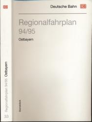 Regionalfahrplan Ostbayern 1994/95, gültig vom 29.05.1994 bis 27.05.1995