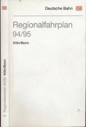 Regionalfahrplan Köln/Bonn 1994/95, gültig vom 29.05.1994 bis 27.05.1995