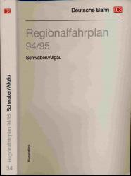 Regionalfahrplan Schwaben/Allgäu 1994/95, gültig vom 29.05.1994 bis 27.05.1995