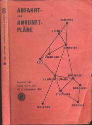 Deutsche Bahn: Abfahrt- und Ankunftpläne Sommer 1980, gültig vom 1. Juni bis 27. September 1980