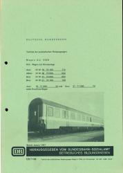 Technik der ausländischen Reisezugwagen.: Wagen der ÖBB RIC - Wagen mit Klimaanlage Amz, Abmz, Bmz. Stand: Januar 1987