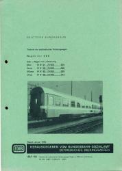 Technik der ausländischen Reisezugwagen.: Wagen der ÖBB RIC - Wagen mit Luftheizung Bmz, Bcmz, Bdmsz, Dmsz. Stand: Januar 1985