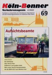 Köln-Bonner Verkehrsmagazin Heft 69 (4/2022): Aufsichtsbeamte