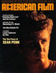 American Film. Magazine of the Film and Television Arts, April 1986: Cover story: The two faces of Sean Penn