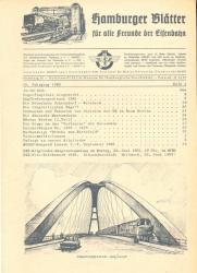 Hamburger Blätter für alle Freunde der Eisenbahn, 10. Jahrgang 1963: 10 Nrn. (in 6 Heften). (=kompl. Jahrgang)