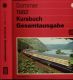 Kursbuch Deutsche Bundesbahn Sommer 1982. Gesamtausgabe