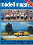 modell magazin. Standmodelle - Dioramen - bauen und sammeln - Neuheiten-Informationen. hier: Heft 5/1984