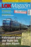 Lok Magazin Heft 2/2009 (Februar 2009): Fahrdraht von der Ruhr bis zu den Alpen. Lückenschluß vor 50 Jahren