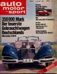 auto, motor und sport. hier: Heft 14/1980. Der teuerste Gebrauchtwagen Deutschlands