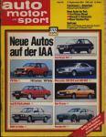 auto, motor und sport. hier: Heft 18/1981