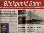 Blickpunkt Bahn. Zeitung der Deutschen Bundesbahn und der Deutschen Reichsbahn. hier: Ausgabe 2/1992