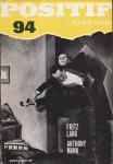 POSITIF. Revue de Cinéma no. 94 (Avril 1968): Fritz Lang / Anthony Mann