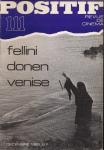 POSITIF. Revue de Cinéma no. 111 (Decembre 1969): Fellini / Donen / Venise
