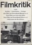 Filmkritik Nr. 12/69 (Dezember 1969): Kritiker-Zeitschriften-Verlager / Alte Filme aus Deutschland (Murnau u.a.) / Neue Filme aus Cuba und Afrika / Neue Filme aus Deutscland (Nekes u.a.) / 'Schwestern der Revolution'