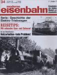 moderne eisenbahn. hier: Heft 34/1968 (6. Jahrgang): Serie: Geschichte der Elektro-Triebwagen. Reisetips: Mit schmaler Spur und Zahnrad. Für den Modellbahner: Holzarbeiten - kein Problem