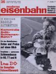 moderne eisenbahn. hier: Heft 36/1968 (6. Jahrgang): In memoriam Nagold-Altensteig. Kommt die Auto-Schienenbahn? Schienenbusse in H0, TT und N