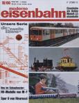moderne eisenbahn. hier: Heft 10/1969 Oktober (7. Jahrgang): Unsere Serie 'die zweite Ebene'. H0-Modelle von M+F. Spur 0 von Rivarossi