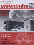 moderne eisenbahn. hier: Heft 12/1970 Dezember (8. Jahrgang): Neue Serie: Abteilwagen. Der Zug der Zukunft. Signalbrücke im Selbstbau