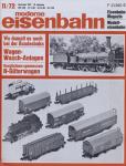 moderne eisenbahn. hier: Heft 11/1972 November (10. Jahrgang): Wo dampft es noch bei der Bundesbahn. Wagen-Wasch-Anlagen
