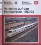 Vorschau auf den Fernfahrplan 1992/93, gültig vom 31. Mai 1992 bis 22. Mai 1993