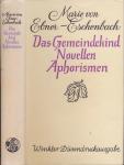 Das Gemeindekind. Novellen. Aphorismen