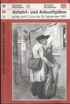 Deutsche Bahn: Abfahrt- und Ankunftpläne Sommer 1991, gültig vom 2. Juni bis 28. September 1991