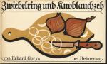 Zwiebelring und Knoblauchzeh. Gerichte mit Zwiebeln, Knoblauch und Porree