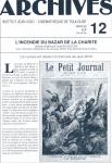 ARCHIVES - Institut Jean Vigo - Cinémathèque de Toulouse Nr. 12 (Mars 1988): L'Incendie du Bazar de la Charité (José Baldizzone)