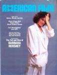 American Film. Magazine of the Film and Television Arts, May 1986: Cover story: The Fall and Rise of Barbara Hershey