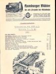 Hamburger Blätter für alle Freunde der Eisenbahn Sonderausgabe: Verbandstag des BDEF e.V. 1961