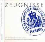 Zeugnisse. Das Humanistische Gymnasium in Pasing. Die Vorschichte des Karlsgymnasiums und des Max-Planck-Gymnasiums 1919-1955