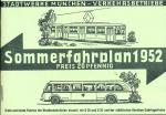 Stadtwerke München Sommerfahrplan 1952 [Reprint]